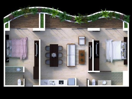 Imagen 16 de 20 de Departamento Anah Tulum Hunab Excelente Desarrollo Plusvalía