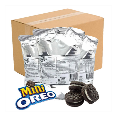 Galletitas Mini Oreo (bulto 10x600g) - Cotillón Waf