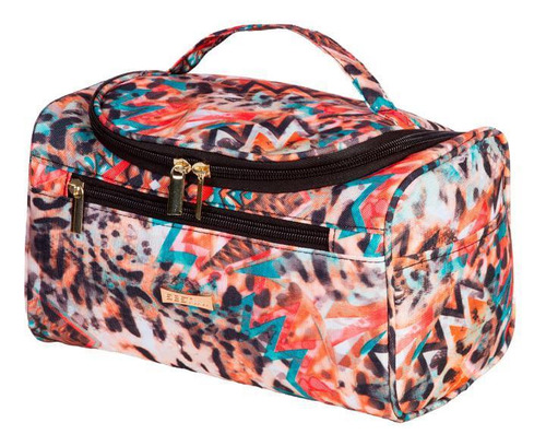 Necessaire Grande Com Alça - Animal Print