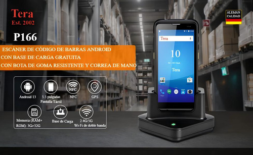 Lector De Códigos De Barras Android 13 1d/2d/qr Pda 4g Zebra