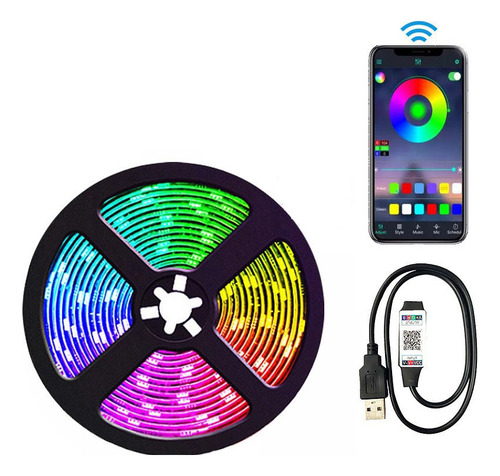 Luces De 3 M 5050 Con Control Bluetooth Led Bluetooth