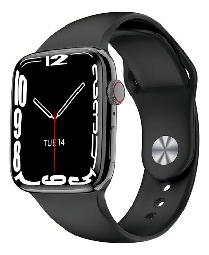 Smartwatch John L. Cook Unisex Rocket Llamada Bt Deporte Ecg Color de la caja Negro Color de la malla Negro Color del bisel Negro