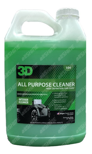 Imagen 1 de 8 de 3d Apc All Purpose Cleaner Limpiador Tapizados Multiuso