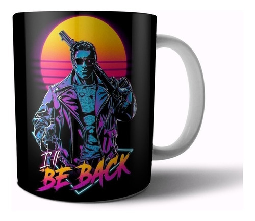 Taza - Tazón De Cerámica - Terminator (i'll Be Back)