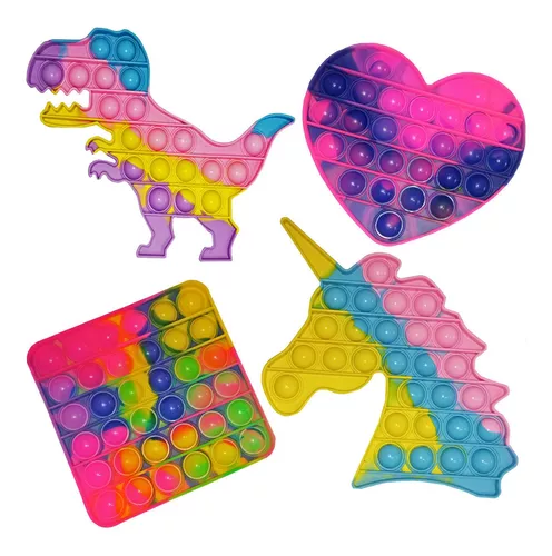 Pop It Gigante Big 44cm Dinossauro Fidget Toy Sensorial Jogo Cor Dinossauro