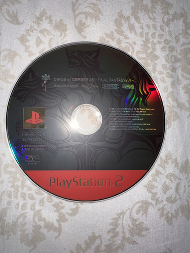 Dirce Of Cerberus: Final Fantasy Vii Ps2 (japonês) (Usado)