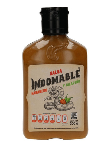 Salsa Indomable Habanero Jalapeño