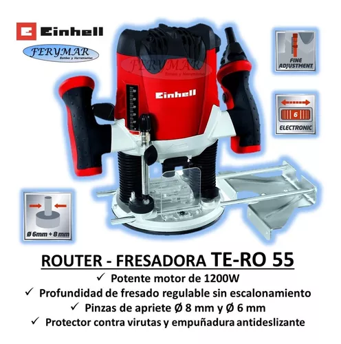 Fresadora Einhell TE-RO 55