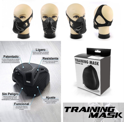 Mascara De Entrenamiento Con Estuche / Training Mask