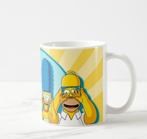 Caneca Porcelana Personalizada Os Simpsons 7