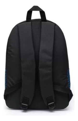 Mochila Spector Preta/azul Sp3118 Cor Azul-preto Desenho Do Tecido Liso Com Formas