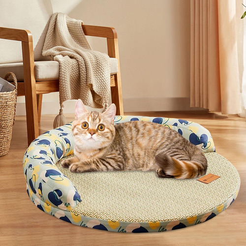 Cama Fresca Compatible Con Peludos En Verano S Y Verde