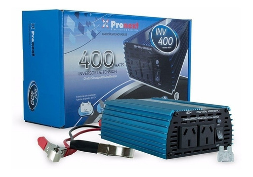 Imagen 1 de 5 de Inversor Conversor 12vdc A 220vac. 400w Pronext Inv-400
