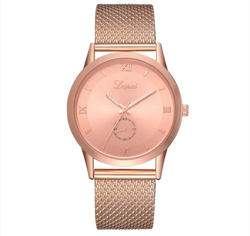 Relógio Rose Gold Lvpai Feminino De Luxo A Pronta Entrega