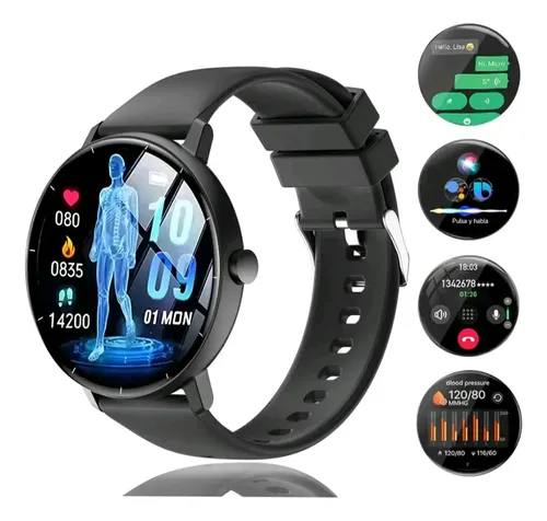 Gtr 4 Pro Smart Watch Contesta Whatsapp Compatible Celulares Unisex Para Hombre Y Mujer