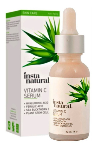 Serum Facial Instanatural Acido Hialuronico Vitamina C & E