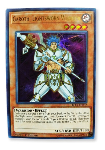 Yugi-oh! Garoth Lightsworn Warrior Bllr-en037 Ultra