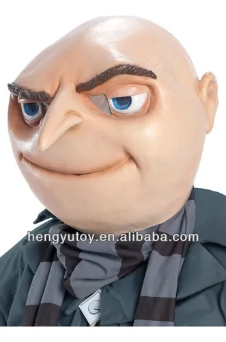 Máscara De Látex Gru Máscaras De Goma De Cabeza Completa Hal