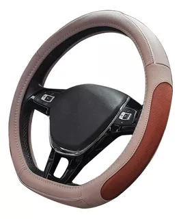Leather Steering Wheel Cover Type D, Universal Breathable