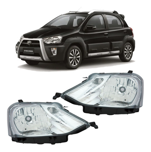 Juego De Opticas Toyota Etios Cross 2013 2014 2015 2016 2017