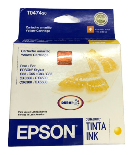 Cartucho Epson T0474 Nuevo Y Facturado  Yellow