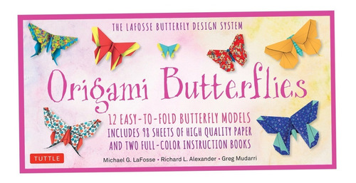 2 Libros Guia Origami Mariposas 98 Hojas 15x15 12 Proyectos