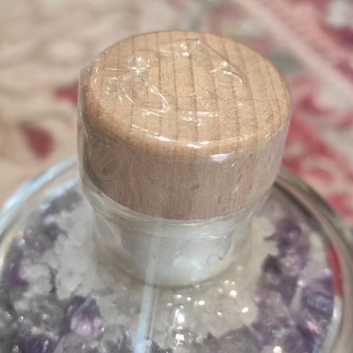 Botella De Cristal Con Forma De Bruja Mágica Tarro De Piedr