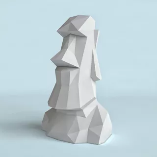 Escultura Moai Polinesia - Decoración Única Para Tu Hogar