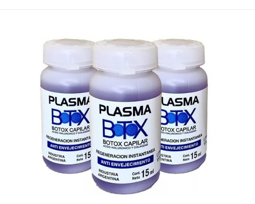 Ampollas Shot De Btx Plasma 15ml X3u Efecto Botox 