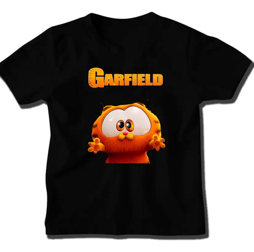 Camiseta Estampada De Niño Dtf Garfield Lejos De Casa