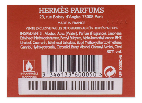 Perfume Hermes Un Jardin Sur La Lagune Edt Spray 100ml