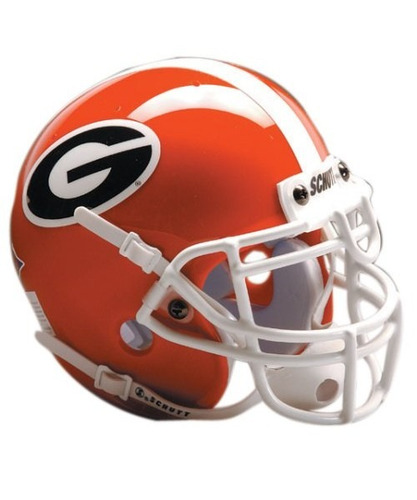 Casco De Fútbol Americano Coleccionable Ncaa Georgia