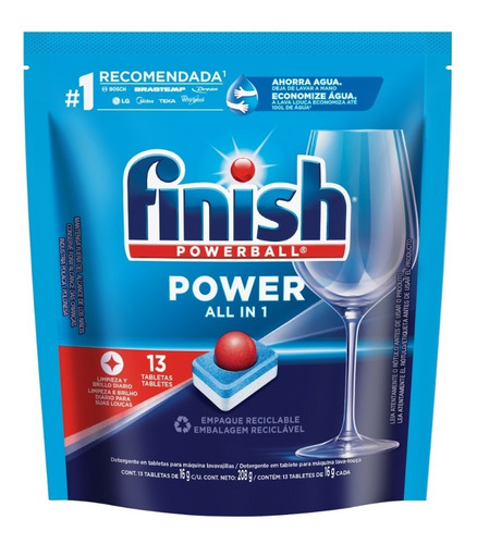 Imagen 4 de 9 de Finish Combo Lavado Para Lavavajillas Automatico