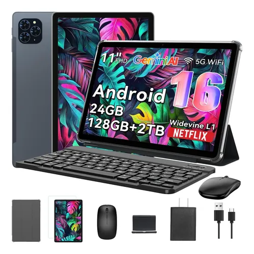 Tablet Tabwee, Tablets Android 16 2k De 11 Polegadas Com Tec Gray