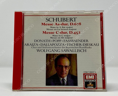 Schubert - Mass In A Flat Major / Mass In C Flat Major Cd