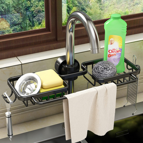 Soporte Esponja Para Grifo Organizador Fregadero Cocina