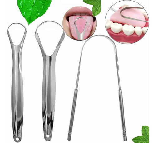 Kit Dental Limpieza Oral En Acero Set De 6 Accesorios