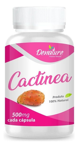 Suplemento Em Cápsulas Denature Encapsulados Cactinea 500mg 100 Vitaminas Naturais Em Pote De 200g Un