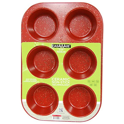 Horno Tostador 6 Tazas Muffin Pan Antiadherente Revesti...