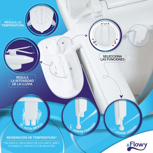 Imagen 4 de 10 de Bidet Universal Para Inodoro Innovador Adaptable Frío/calor!