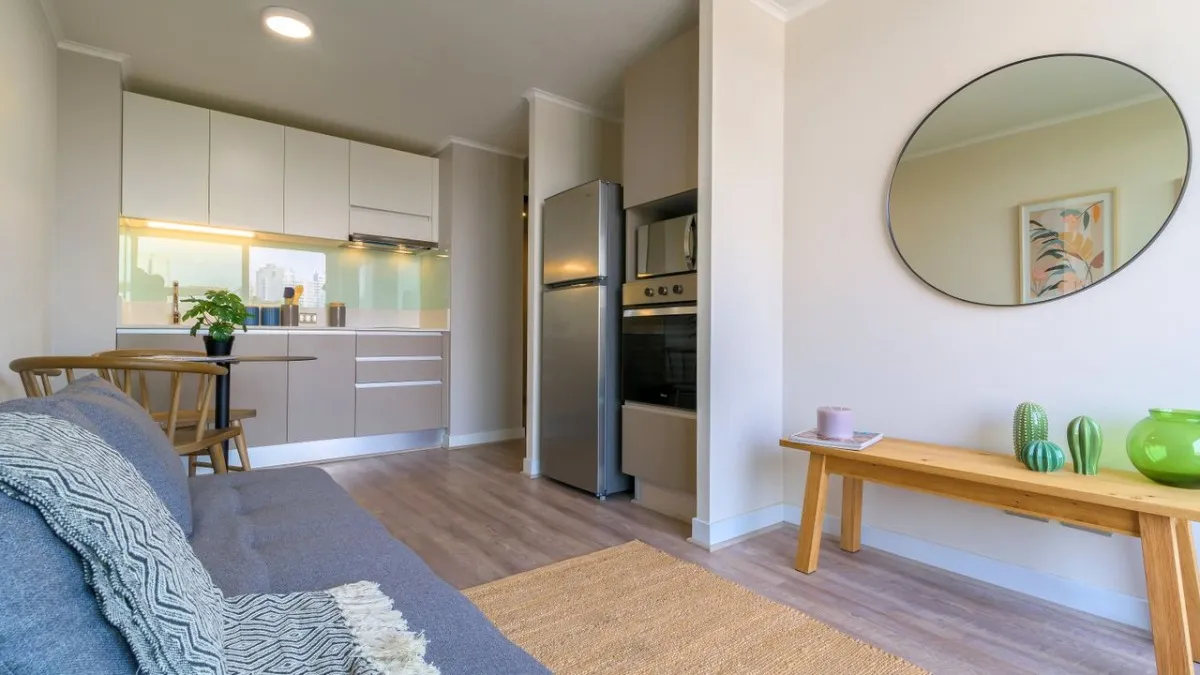Imagen 2 de 13 de Arriendo De Departamento En Santiago. 2 Dormitorios, 2 Baños