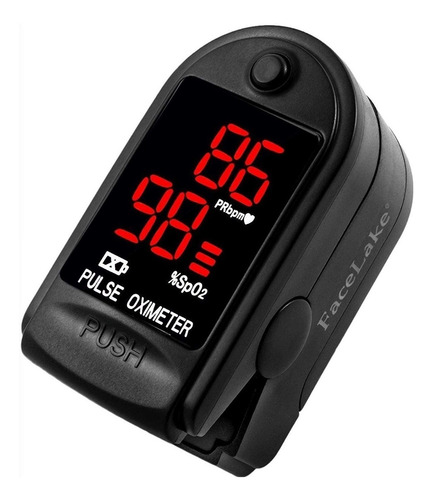 Oxímetro de pulso para dedo Contec CMS50DL negro