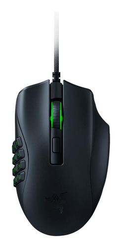 Mouse gamer de juego Razer  Naga X negro