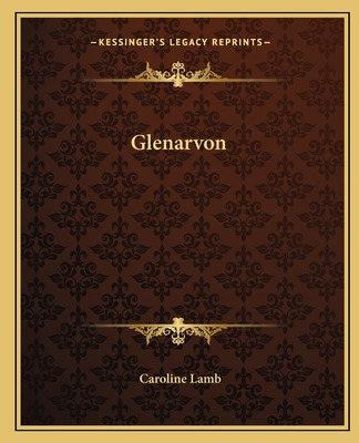 Libro Glenarvon - Lamb, Caroline