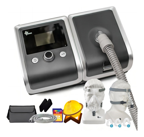 Bmc Cpap Fijo Apnea Del Sueño Con Humidificador+2 Mascarilla