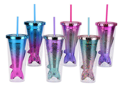 Vaso Con Purpurina De Lentejuelas, Copa De Cóctel Estilo C