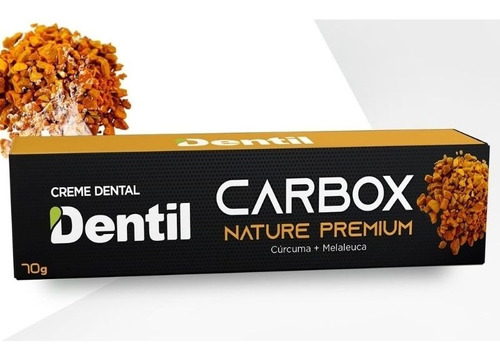 Creme dental Carbox Nature Premium melaleuca cúrcuma vegano