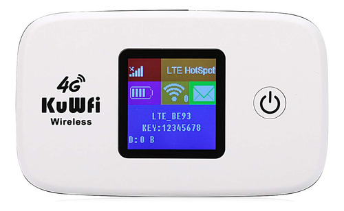 Kuwfi 4g Lte Mobile Wifi Hotspot Router Inalámbrico