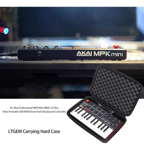 Estuche Rígido De Viaje Para Akai Professional Mpk Min...