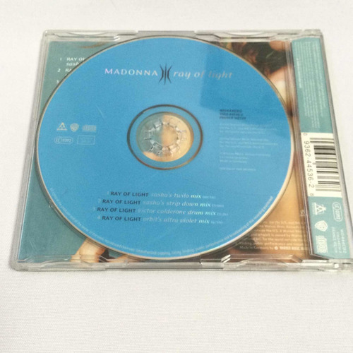 Madonna / Ray Of Light Cd Maxi Single 1998cd2 4 Tracks (Usado)